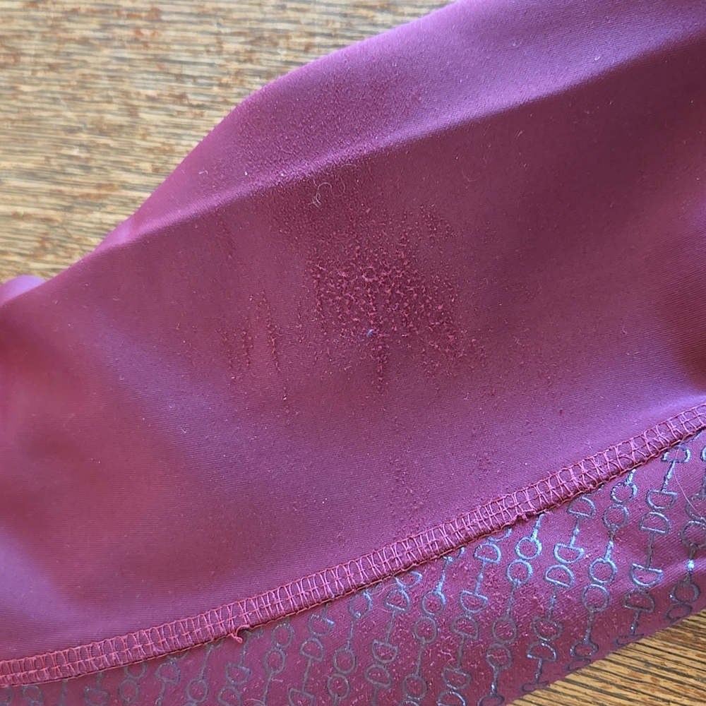 Dover Saddlery Stride Ladies' Magna Full-Seat Tight, Burgundy, Size XS - Picture 13 of 13